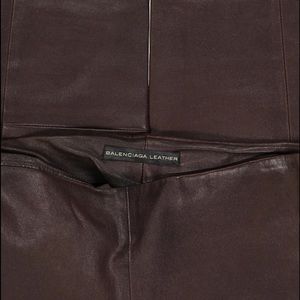 BALENCIAGA LEATHER PANTS